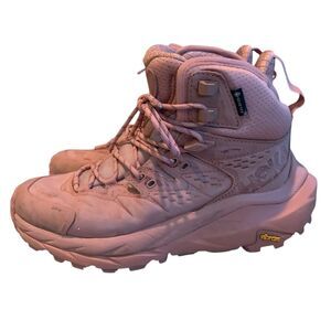 HOKA ONE Kaha 2 GTX pink Gore-Tex ankle BOOTS SHOES SNEAKERS sz 6.5